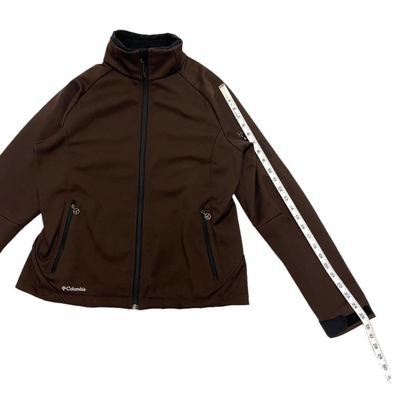 Columbia Titanium jacket size L Brown Shell zip up rain jacket - Picture 13 of 16